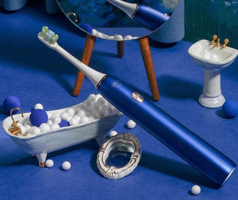 Электрическая зубная щетка Soocas X3U & Van Gogh Museum Design (Синий)  - 21