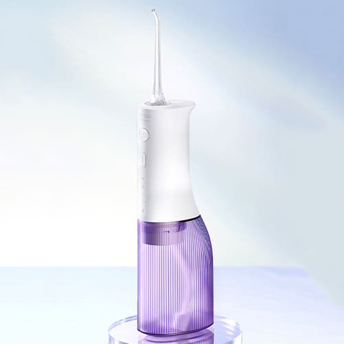 Ирригатор Soocas W3 Pro (4 насадки + гель для полости рта) Фиолетовый