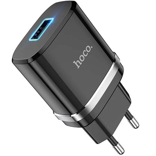 Зарядное устройство Hoco N1 Ardent 2.4A (Черный)
