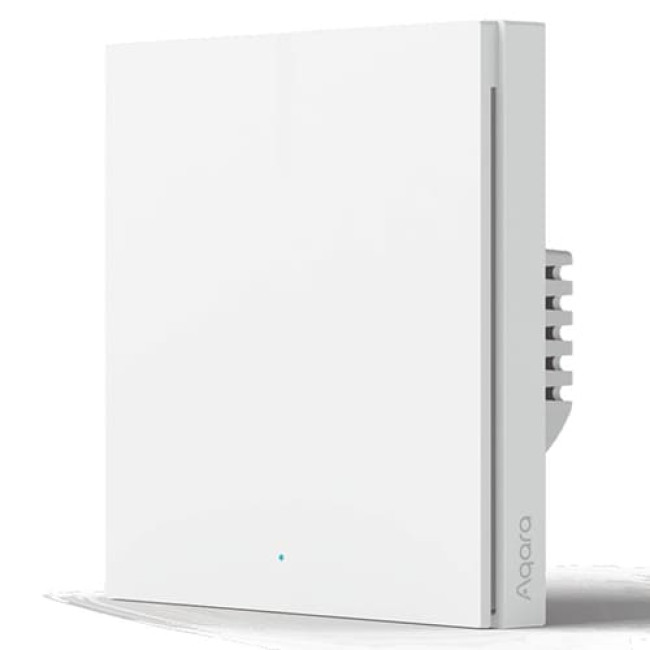 Умный выключатель Aqara Smart Wall Switch H1 одинарный с нулевой линией WS-EUK03 (Международная версия) Белый