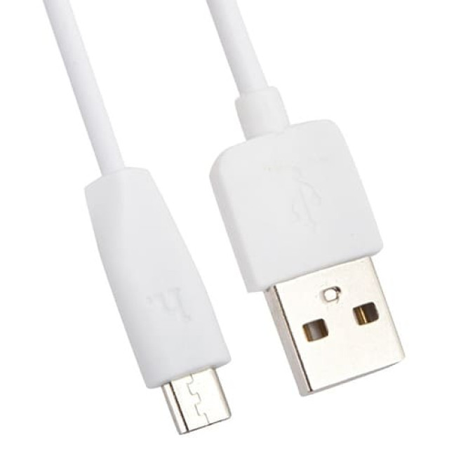 USB кабель Hoco X1 Rapid microUSB, длина 2 метра (Белый)