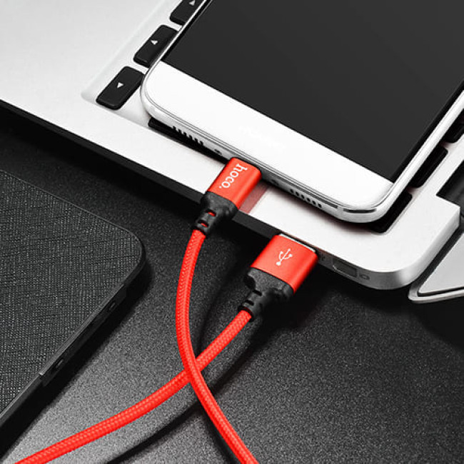 USB кабель Hoco X14 Times Speed Type-C, длина 1 метр (Красный)