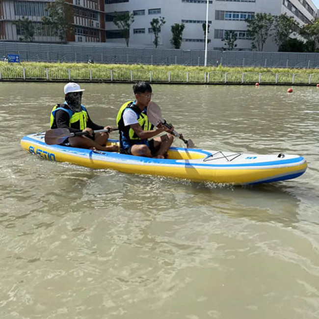 Байдарка GUETIO GT380KAY Inflatable Double Seat Adventuring Kayak 