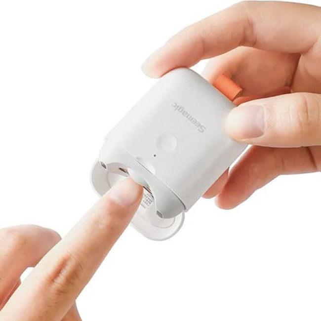 Электрические кусачки для ногтей Seemagic Electric Nail Clipper Mini (SMPH-ZJD04C) Белый  (Уценка)
