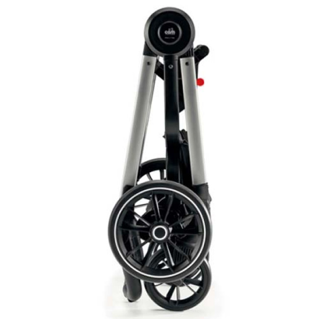 Детская коляска CAM Kit Milano-Duo (2 в 1) ART978-T559+ART805T-V94S (Темно-серые полосы) + Рама (ART805T-V94S)