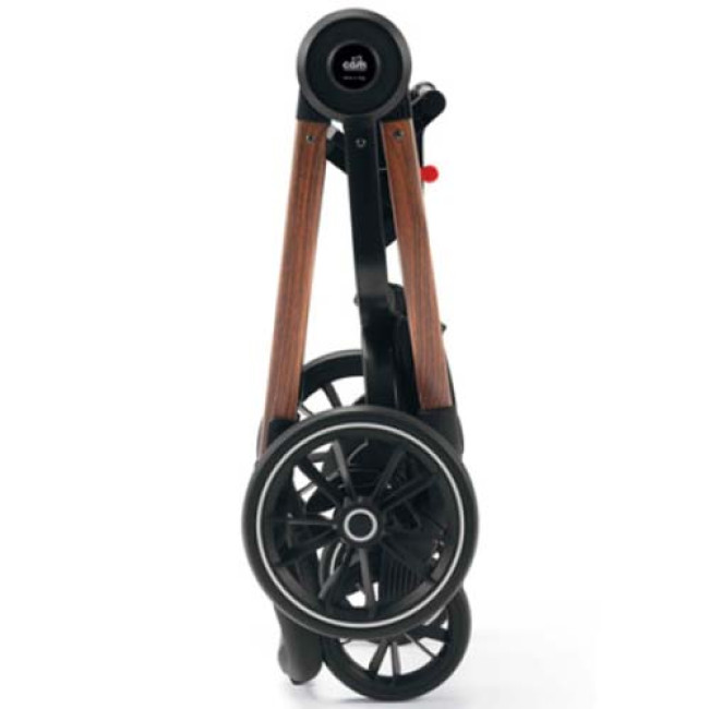 Детская коляска CAM Kit Milano-Duo (2 в 1) ART978-T559+ART805T-V94S (Темно-серые полосы) + Рама (ART805T-V96S)