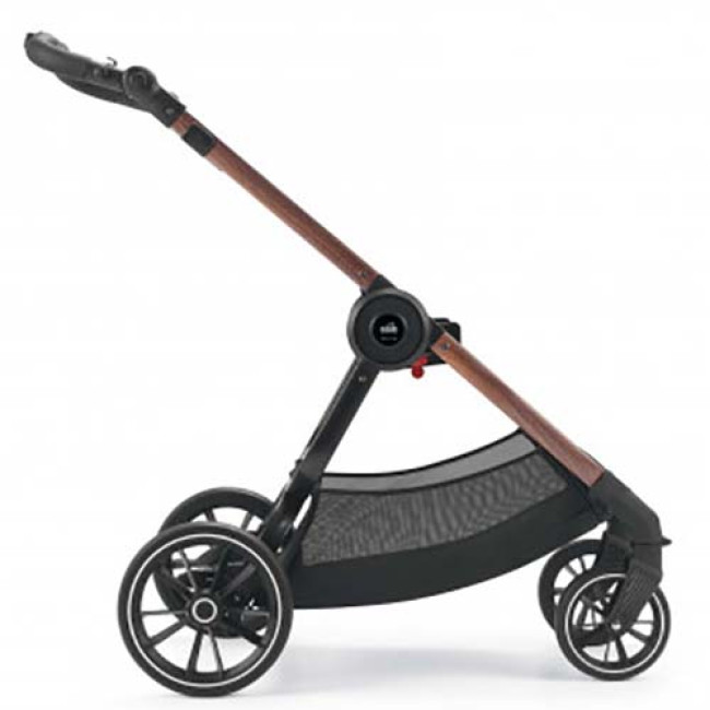 Детская коляска CAM Kit Milano-Duo (2 в 1) ART978-T559+ART805T-V94S (Темно-серые полосы) + Рама (ART805T-V96S)