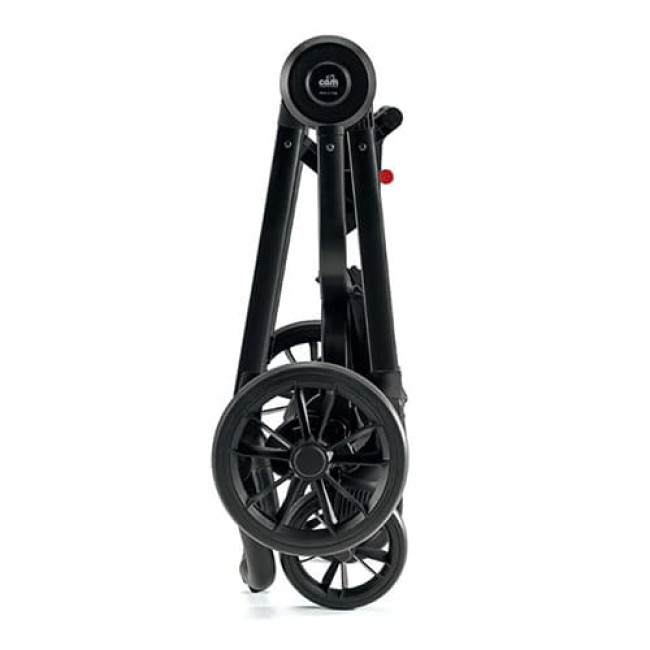 Детская коляска CAM Infinito (2 в 1) ART966-T577+ART805T-V90S (Оливковый /черный c рамой цвета Матовый черный)