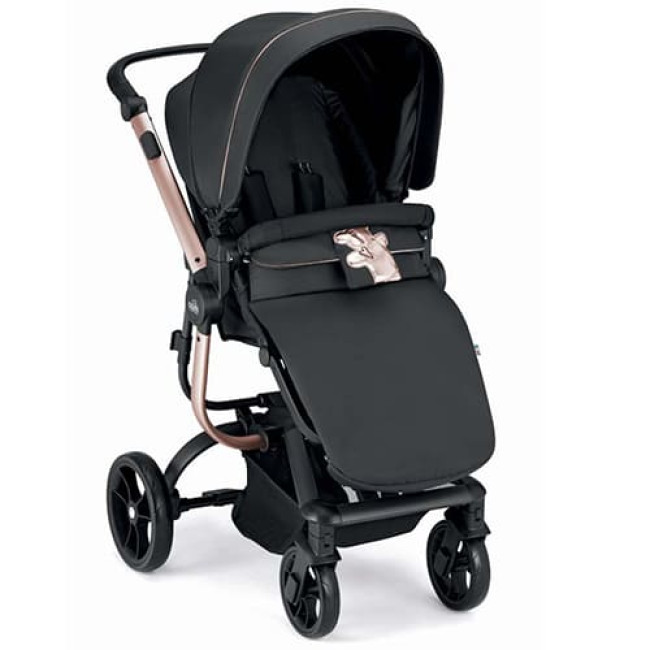 Детская коляска CAM Taski Sport Tris (3 в 1) ART910-T867 (Розовый медвежонок, черный-розовый)