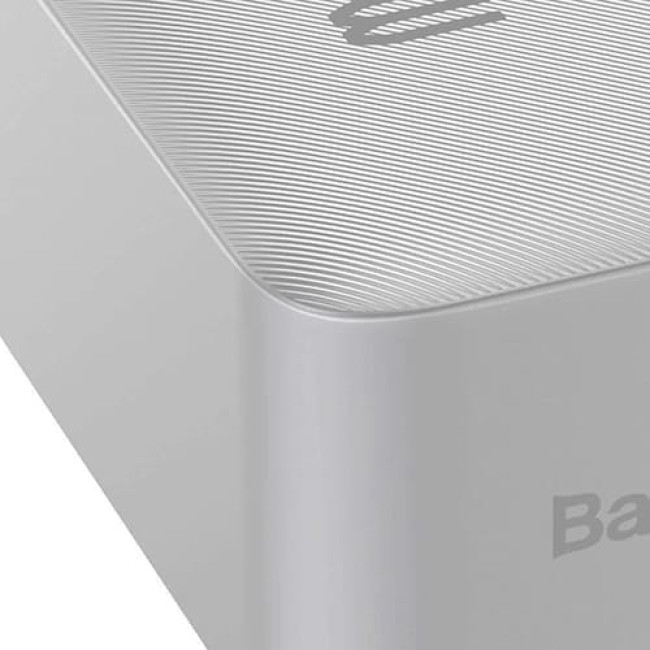 Аккумулятор внешний Baseus Bipow Digital Display 15W 30000 mAh Белый
