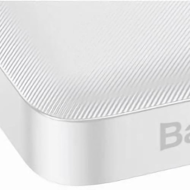 Аккумулятор внешний Baseus Bipow Digital Display 20W 10000 mAh Белый