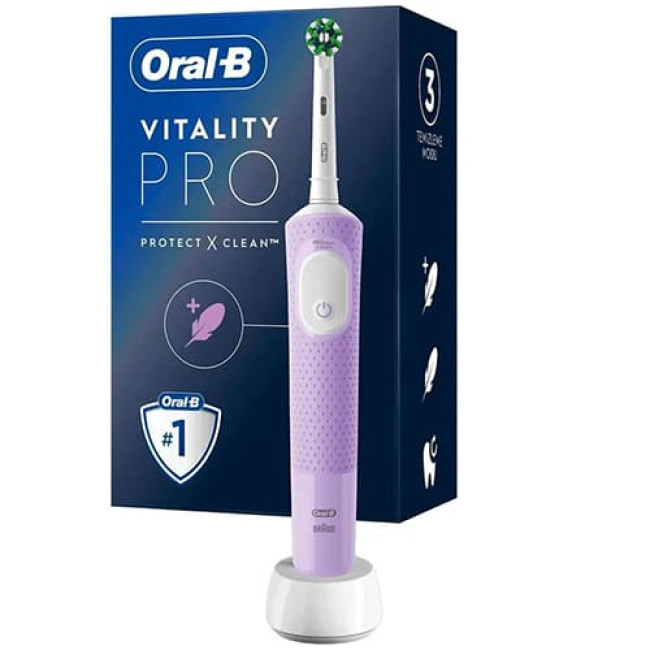 Электрическая зубная щетка Oral-B Vitality Pro D103.413.3 (Сиреневый)