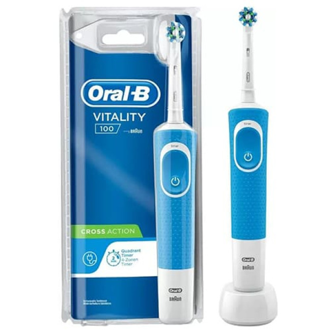 Электрическая зубная щетка Oral-B Vitality 100 CLS Голубой