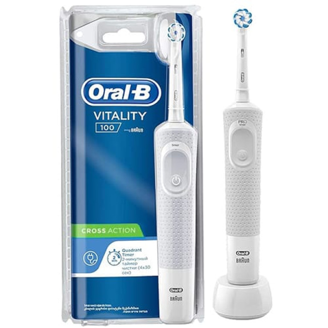 Электрическая зубная щетка Oral-B Vitality 100 CLS Белый