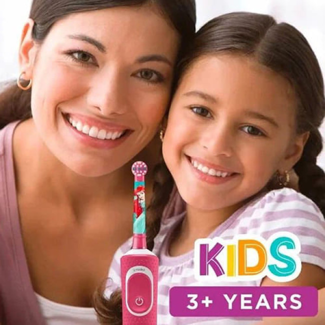 Электрическая детская зубная щетка Oral-B Vitality Kids Princess D100.413.2K 