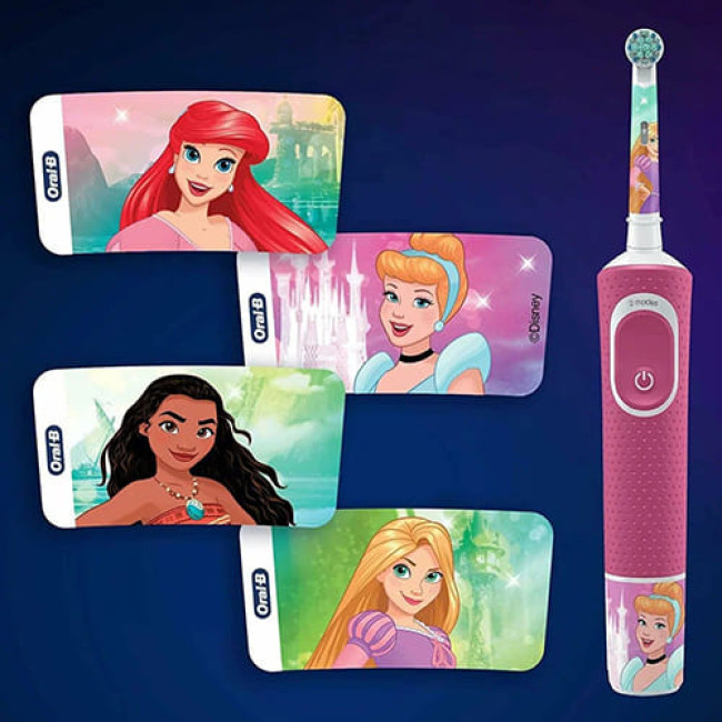 Электрическая детская зубная щетка Oral-B Vitality Kids Princess D100.413.2K 