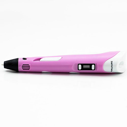 3D-ручка SamoTamo с LCD дисплеем + 27 метров пластика + (фиолетовая)