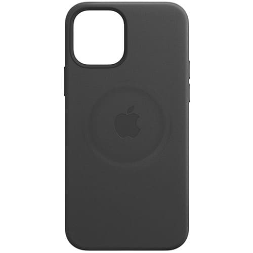 Чехол для iPhone 12 mini Apple Leather Case with MagSafe (MHKA3ZE/A) черный