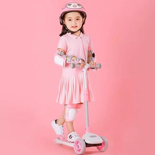 Детский самокат Xiaomi 700kids Fun Cute Children Scooter OD1 (Розовый) 