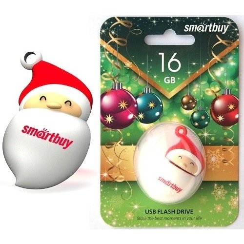 USB Флеш 16GB Smartbuy NY series Santa-A