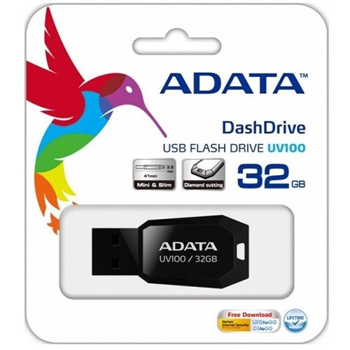 USB Флеш 32GB A-Data DashDrive UV100 (черный)