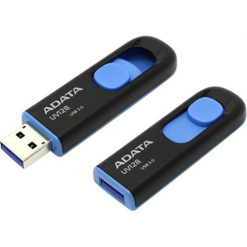 USB Флеш 16GB A-Data DashDrive UV128 (черно-синий)