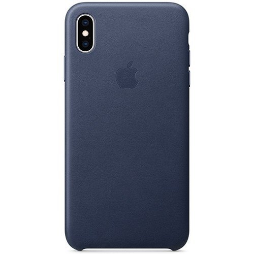 Чехол для iPhone Xs Max Apple Leather Case (MTEW2ZM/A) Cape Cod Blue 