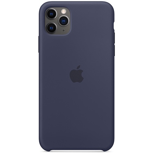 Чехол для iPhone 11 Pro Max Apple Silicone Case (MWYW2ZM/A) темно-синий
