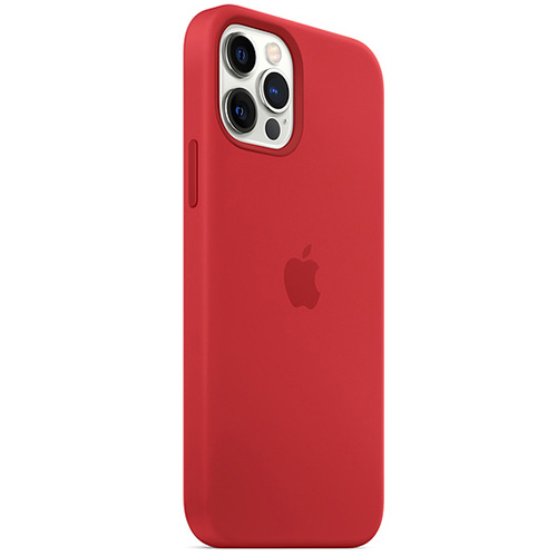 Чехол для iPhone 12 и 12 Pro Apple Silicone Case with MagSafe (MHL63ZE/A) красный