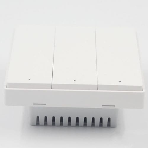 Умный выключатель Aqara Smart Wall Switch D1 тройной встраиваемый без нулевой линии (QBKG25LM)