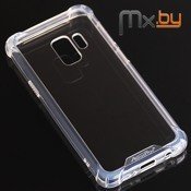 Чехол для Samsung Galaxy S9 накладка (бампер) Atouch Anti Shock Case силиконовый прозрачный - фото
