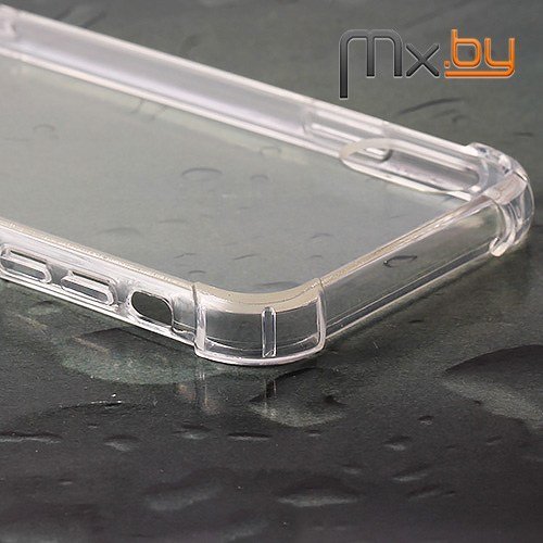 Чехол для iPhone X и Xs накладка (бампер) Atouch Anti Shock Case силиконовый прозрачный 