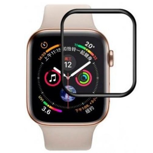 Защитное стекло для Apple Watch series 4 40мм Baseus Full-screen (черное)