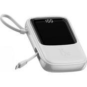 Аккумулятор внешний Baseus Qpow Digital Display Power Bank 10000 mAh (Белый) - фото