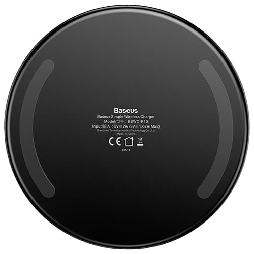 Беспроводное зарядное устройство Baseus Simple Wireless Charger (CCALL-CJK01) Черный