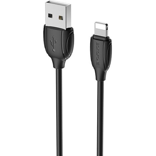 USB кабель Borofone BX19 Benefit Lightning длина 1,0 метр (Черный)