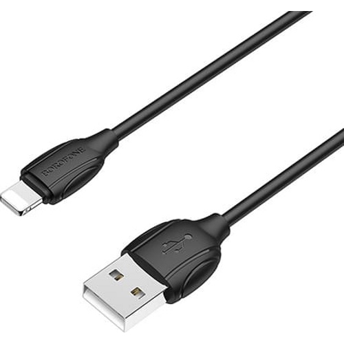 USB кабель Borofone BX19 Benefit Lightning длина 1,0 метр (Черный)