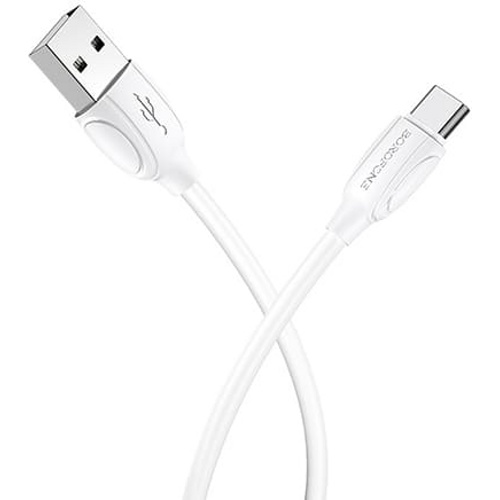USB кабель Borofone BX19 Benefit Type-C длина 1,0 метр (Белый)