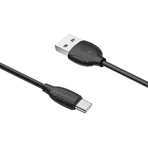 USB кабель Borofone BX19 Benefit Type-C длина 1,0 метр (Черный)