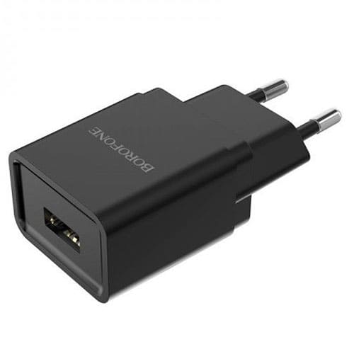 Зарядное устройство Borofone USB Travel Charger (BA19A) Черный