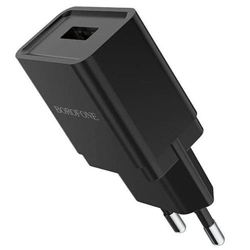Зарядное устройство Borofone USB Travel Charger (BA19A) Черный