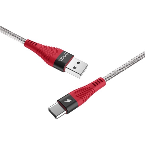 USB кабель Hoco U32 Type-C для зарядки и синхронизации, длина 1,0 метр (Красный)