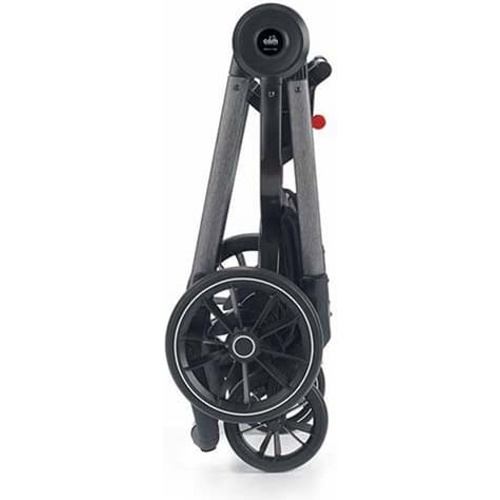 Детская коляска CAM Kit Milano-Duo (2 в 1) ART978-T556+ART805T-V99S(Темно-серый меланж) + Рама (ART805T-V99S)
