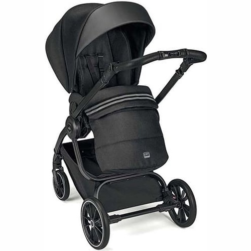 Детская коляска CAM Kit Milano-Duo (2 в 1) KMPLART978-T559 (Темно-серые полосы) + Рама (ART805T-V90S)