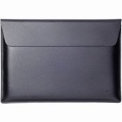 Чехол-папка для ноутбука Xiaomi Laptop 12.5 (Кожаный черный) - фото