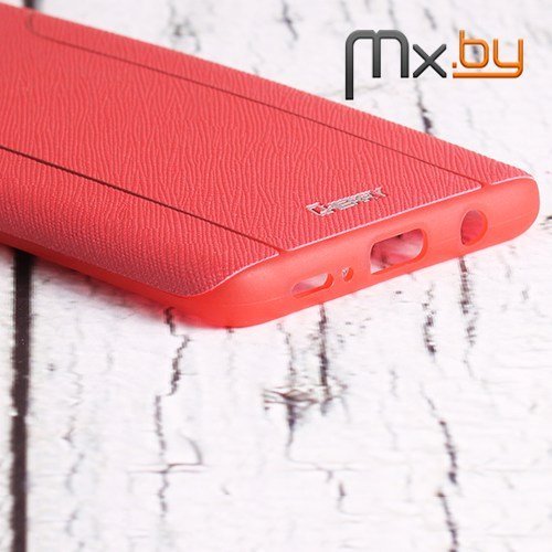 Чехол для Samsung Galaxy S9+ накладка (бампер ) силиконовый Cherry Soft Design красный