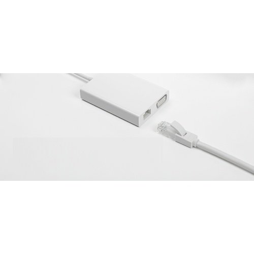 USB-хаб Xiaomi Mi USB-C to VGA and Gigabit Ethernet Multi-Adapter (Белый)