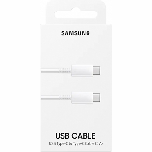 USB Type-C кабель Samsung Type-C для зарядки и синхронизации, длина 1,0 метр (EP-DN975BWRGRU) Белый