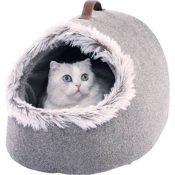 Переноска-лежанка для кошек Furrytail Hand Held Soft Cat Bed (Серый) - фото