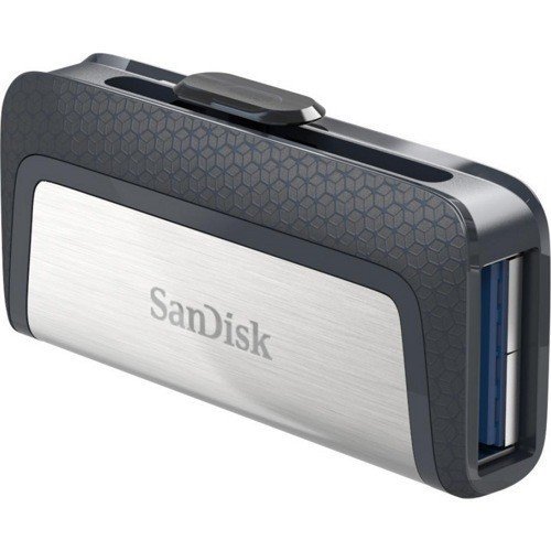 USB Флеш 128GB SanDisk Dual Drive OTG USB 3.1 + Type-C (Серебристый)